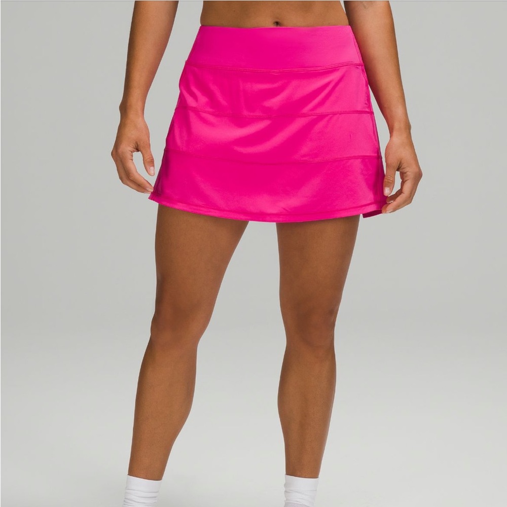 Sonic Pink Long Lululemon Pace Rival Skirt